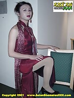 tranny in pink stockings
